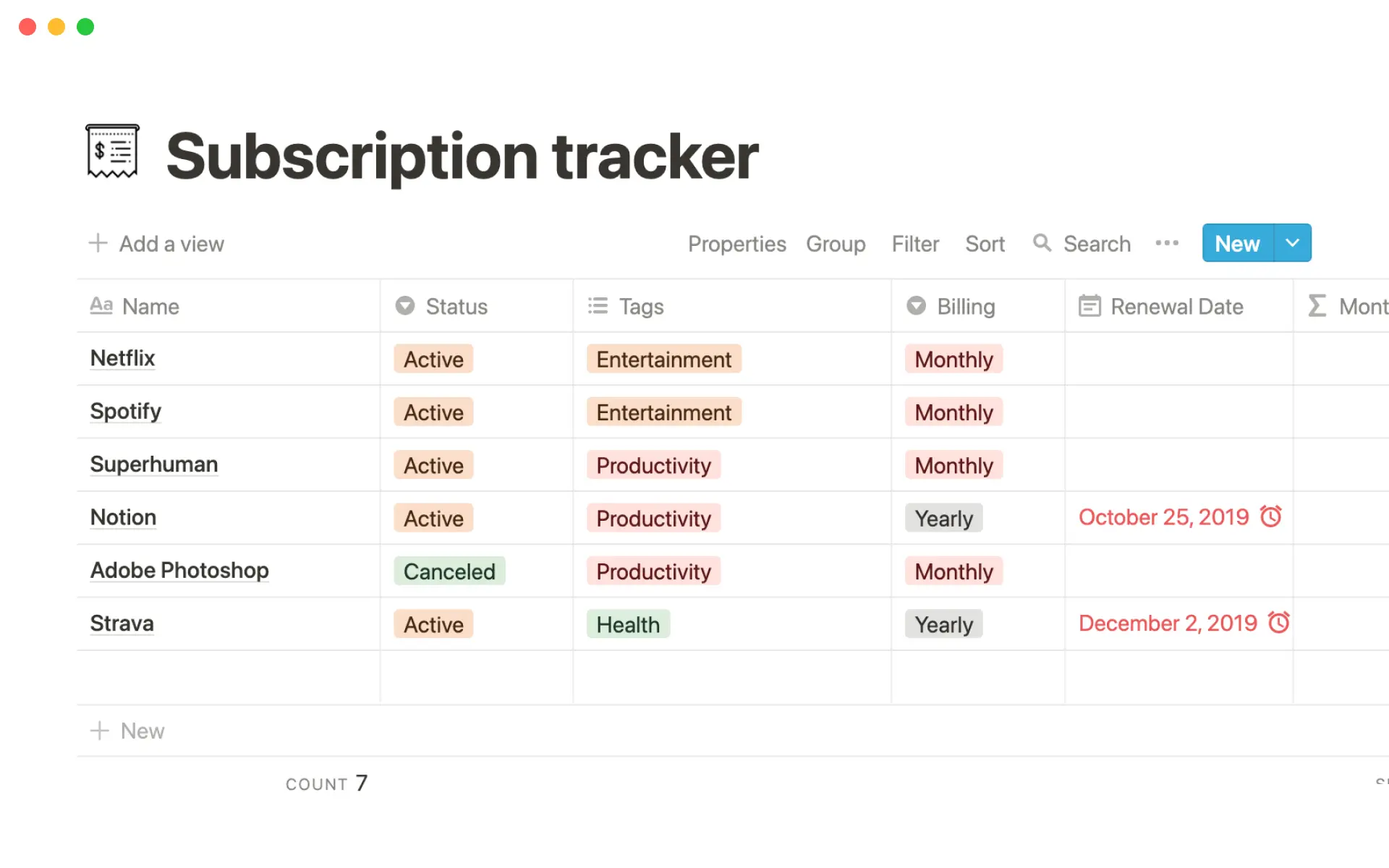 Kokoelman top-10-free-subscription-tracker-templates-in-notion kuva