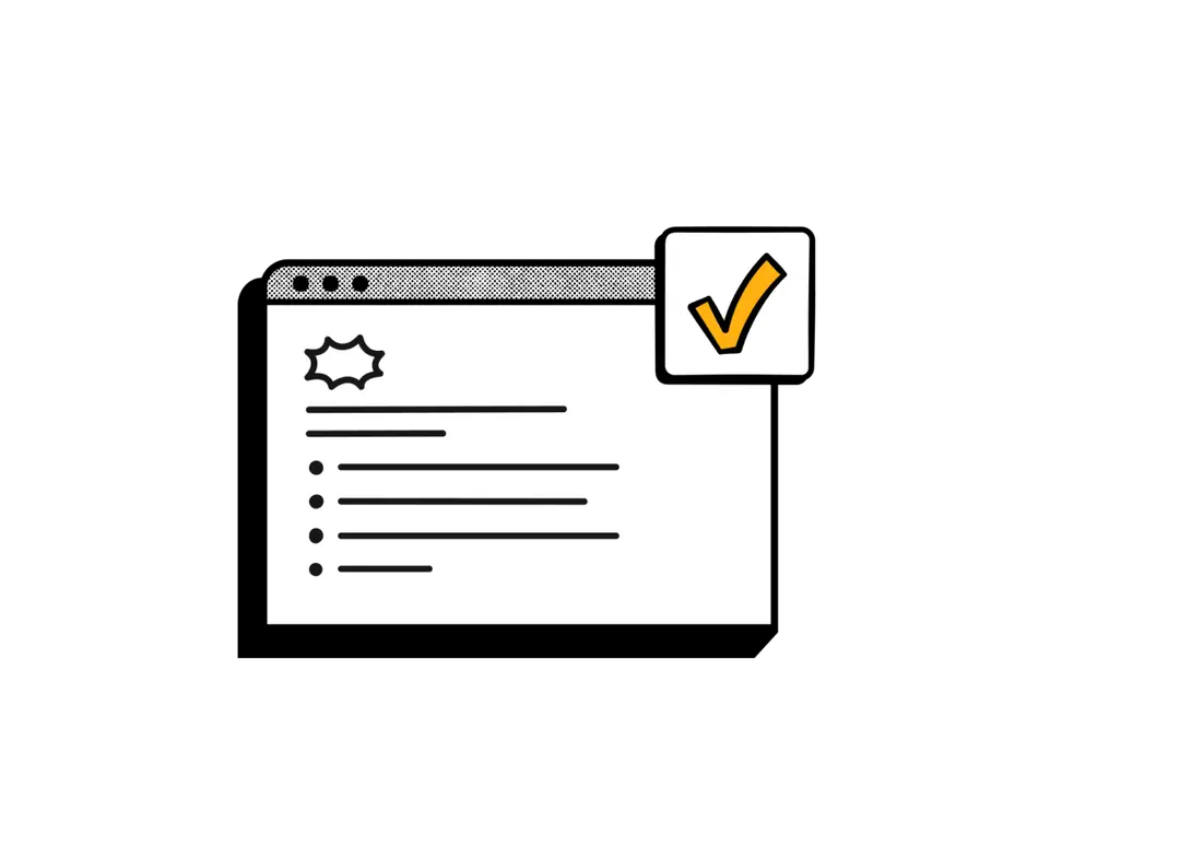 Template editorial illustration
